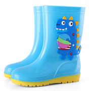 恐龙儿童防水雨鞋男女童宝宝，雨靴加绒保暖学生，胶鞋小孩中大童水鞋