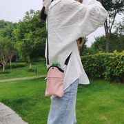 保温水杯套袋子款斜挎挂绳，可背通用保护套让手机包布袋(包布袋)零钱小挎包