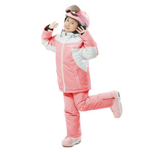 透气耐磨儿童滑雪服套装，童款单双板(单双板)滑雪衣防泼水保暖男跨境女