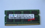 三星4G 2RX8 PC3-8500S DDR3 1066 M471B5273BH1-CF8 笔记本内存