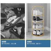 儿童鞋架简易门口家用多层宝宝小型窄款鞋柜省空间铁