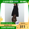 韩国直邮H&M 通用 连衣裙缎面豹纹长裙