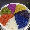 广西特产五色糯米饭花，米饭纯天然植物染料，红紫蓝草五彩米蓝橙紫黄