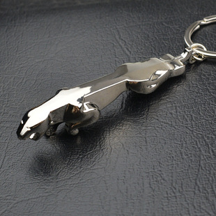 汽车钥匙挂件钥匙扣重金属高档豹头钥匙链钥匙挂饰小