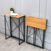定制站立式电脑桌用写字桌办公桌卧室书桌可折叠工作台站立