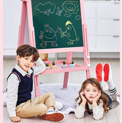 七巧板幼儿童画画板无尘小黑板，支架式家用白板写字磁性笔宝宝