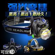 户外t6u2升级led强光头灯，伸缩变焦超远射多场景功能检修灯头灯