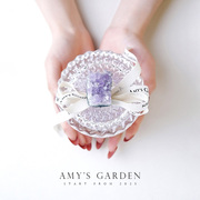 Amy's Garden「聚吉」原创水晶净化杯白水晶摆件新中式白色消磁杯