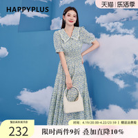 happyplus气质短袖连衣裙