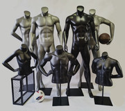 运动模特道具男模特道具，全身肌肉道具橱窗半身，男女假人体橱窗道具
