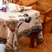 高档简约现代多功能沙发巾垫防滑全盖双面花鸟线毯懒人毯椅垫桌布
