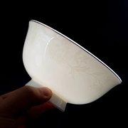 唐山皓宁骨质瓷套装餐具中式欧式简约白色饭碗碟盘勺骨瓷搭配