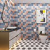 卫生间厨房浴室加厚贴纸，瓷砖纹自粘墙纸防水马赛克，墙贴壁纸洗手间