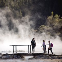 新西兰罗托鲁瓦地狱之门火山泥浆，浴温泉地热公园(极速)