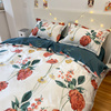 rose盛放铂金纯棉，四件套轻奢欧美风床上用品，被套全棉1.8m床