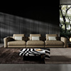 VATAR梵达直排全真皮大户型客厅意式极简现代轻奢落地方块皮沙发