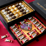 德芙巧克力礼盒装送女友零食糖果仁巧克力老婆生日新年情人节礼物