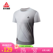 匹克竞赛跑系列丨圆领短袖T恤2024夏季运动上衣跑步健身服男