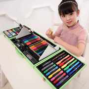 儿童水彩笔套装画笔礼盒幼儿园，初学者彩色笔72色儿童绘画蜡笔小