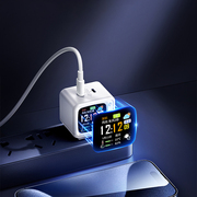 remax睿量熊猫氮化镓智能充电头，手机快充头35w彩屏，便携苹果安卓通用充电器