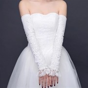 婚纱手套长款蕾丝冬季显瘦手袖新娘手套结婚配饰加长保暖弹力韩版