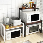 桌面双层厨房微波炉置物架烤箱，架家用多功能储物收纳架