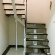 定制钢木旋转楼梯复式楼梯钢木整梯室内组合楼梯，新潮美观防滑