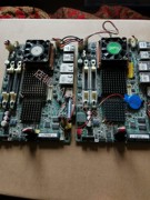 威达工控主板 NANO-GM45A2-R10 REV10 带CPU 散热器主板