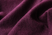 意大利进口温润紫色针织舒适圈圈羊毛面料设计师连衣裙外套布料