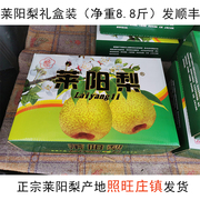 正宗山东莱阳梨新鲜8斤礼盒包装梨子烟台特产水果非秋月梨