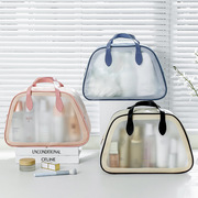 女士旅行化妆品洗漱包透明防水便携手提大容量干湿化妆手提包
