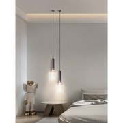 意式极简吧台小吊灯创意个性，高品质太空灰，铝材单头细长条装饰灯具