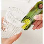 。杯盖刷清洗杯子水杯口奶瓶多功能清洁保温杯三合一缝隙神器杯刷
