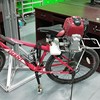 小跑摩托车4四冲程发动机 改装自行车4G9CC汽油机带链盘 链条