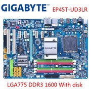 技嘉gigabytega-ep45t-ud3lratx775针p45主板，ddr3独显
