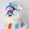 蓝胖子机器猫蛋糕装饰摆件装扮蛋糕装饰场景蓝色胖猫哆啦A梦叮当