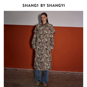 SHANG1 BY SHANGYI今年流行风衣外套女2023秋季潮斗篷领大衣