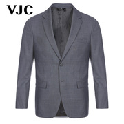 vjc2023秋冬男装羊毛呢，西服正装商务暗纹西装外套b22dh3603
