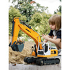 超大型合金遥控挖掘机无线电动挖土机儿童玩具车充电工程模型
