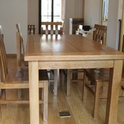 厂橡木全实木餐桌纯水曲柳餐桌椅组合椅子餐桌配套促