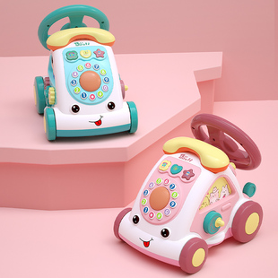 电动方向盘驾驶婴儿童玩具，仿真电话机座机宝宝音乐多功能益智早教