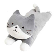 日本猫咪抱枕靠垫毛绒卡通，可y爱趴趴猫沙发，睡觉抱枕生日礼物女