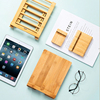 竹木桌面手机支架创意懒人ipad，平板折叠支架家用多功能书本底座