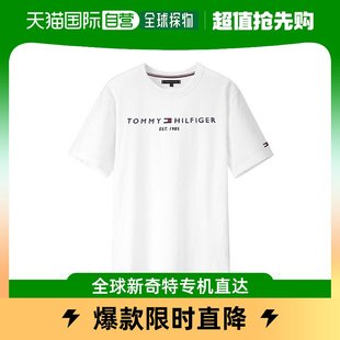 韩国直邮TommyHilfiger 衬衫 TH CORE 商标 短袖 T恤 男士 女士