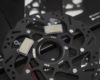 美国CONTROLTECH山地公路自行车碟刹盘片陶瓷镀膜超轻中锁160碟片