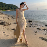 沙滩连衣裙三亚夏季女海边海滩度假清迈甲米苏梅岛超仙很仙的夏装