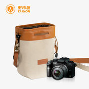 tarion单反相机包微单帆布收纳镜头袋，便携摄影内胆套适用佳能索尼