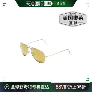 ray-ban雷朋男女通用rb302558毫米太阳镜，-金色美国奥莱