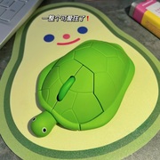 个性学生可爱鼠标小乌龟，造型趣味鼠标，无线鼠标静音电脑卡通创意
