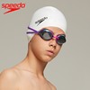 speedo速比涛儿童硅胶泳帽，男女童青少年纯色防水护发抗氯游泳帽